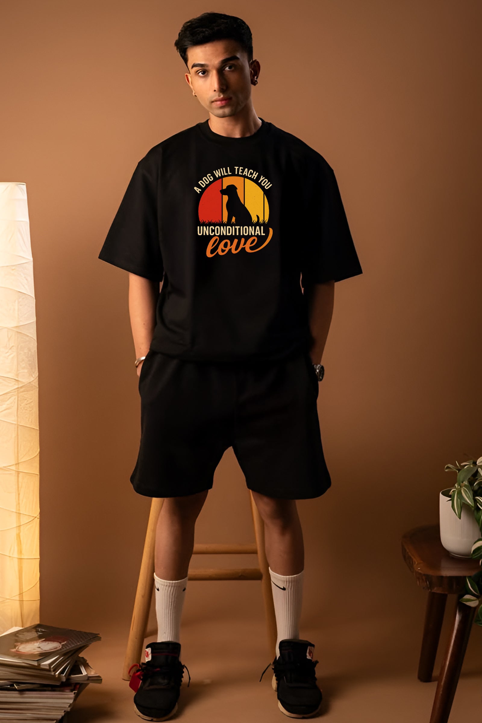 A Dog Will Teach You Oversized T-shirt