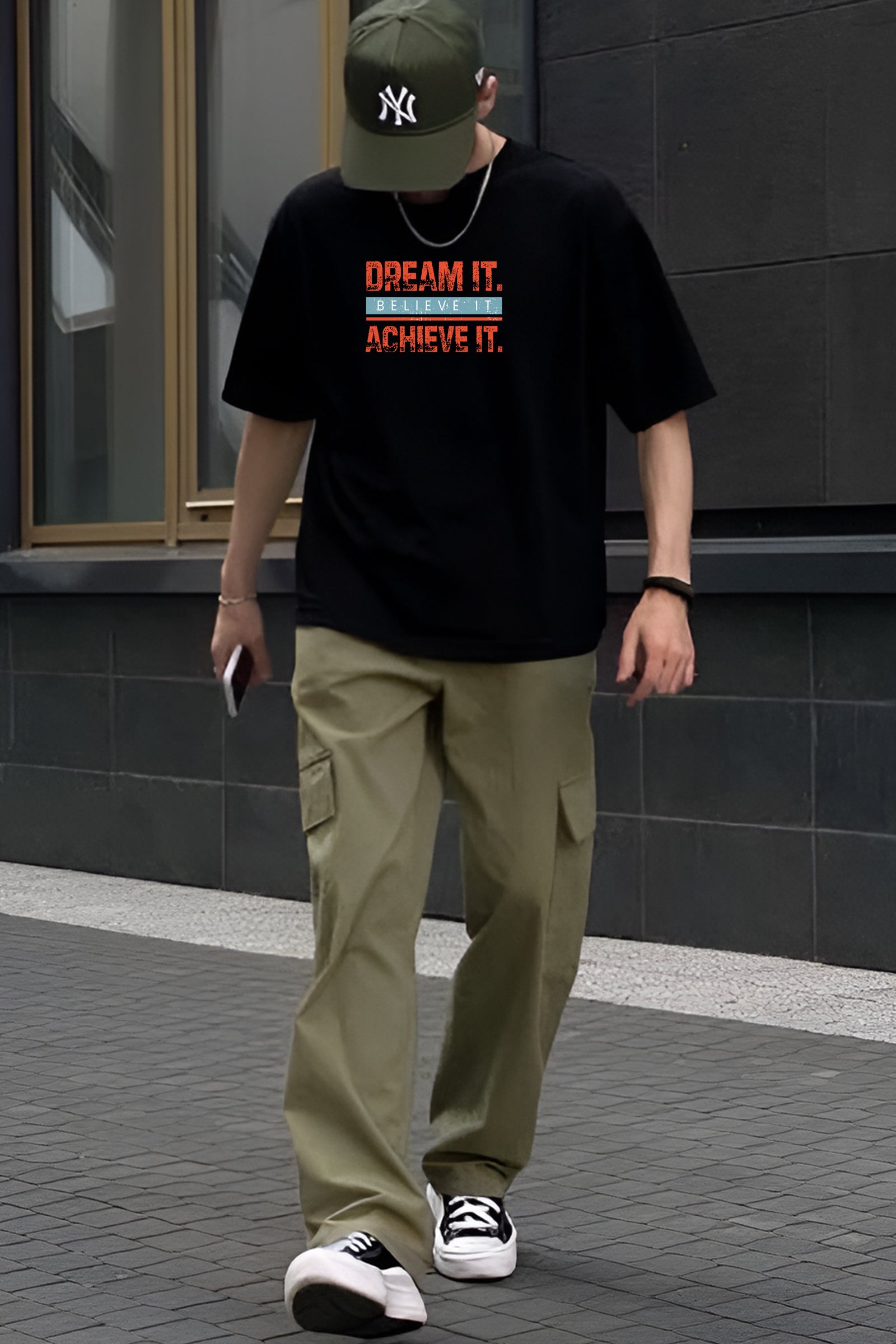 Dream It Achieve It Oversized T-shirt