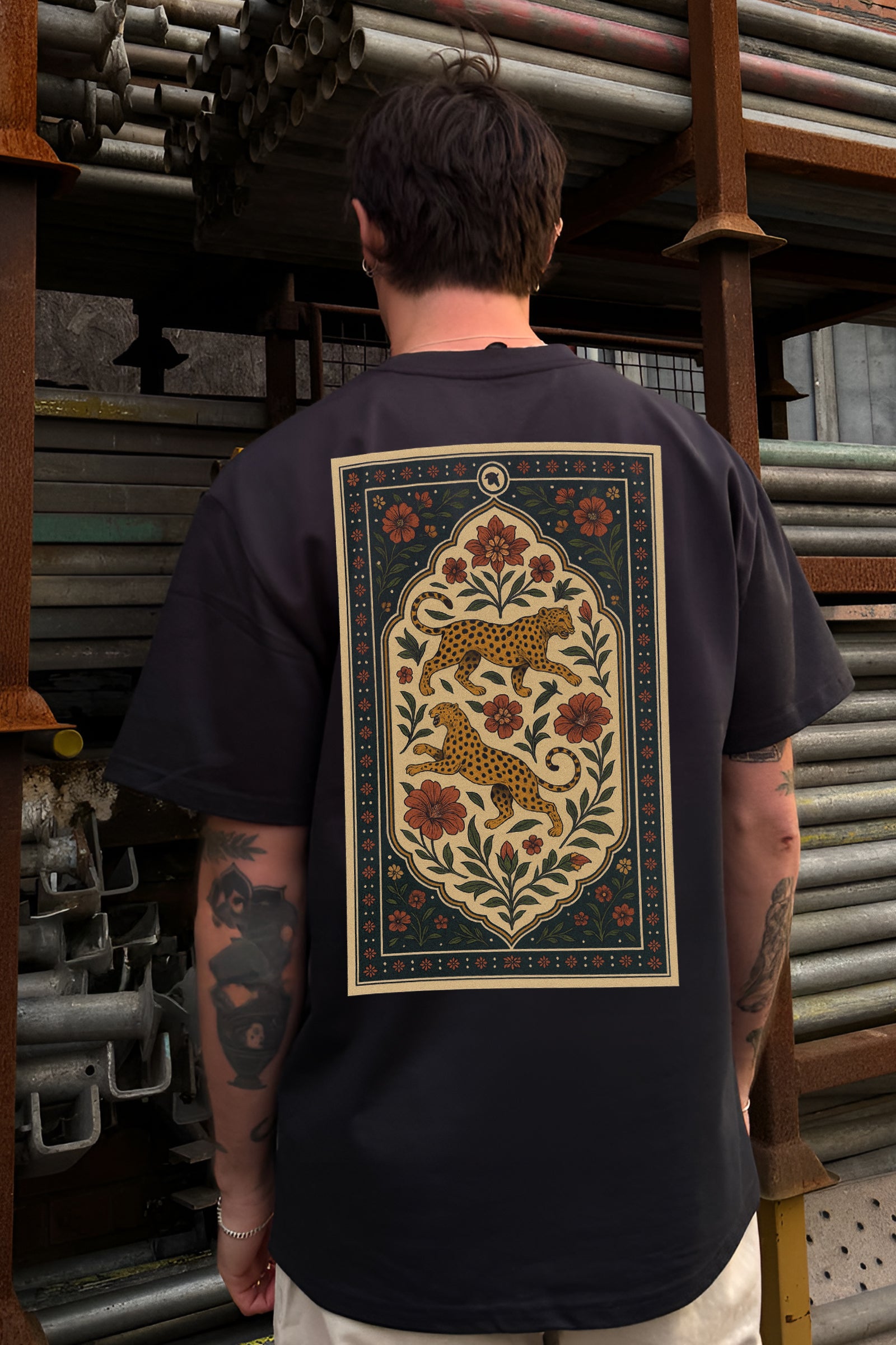 Whispers in Bloom Oversized T-shirt