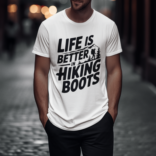 Life is better unisex supima t-shirt