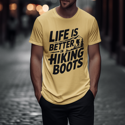 Life is better unisex supima t-shirt