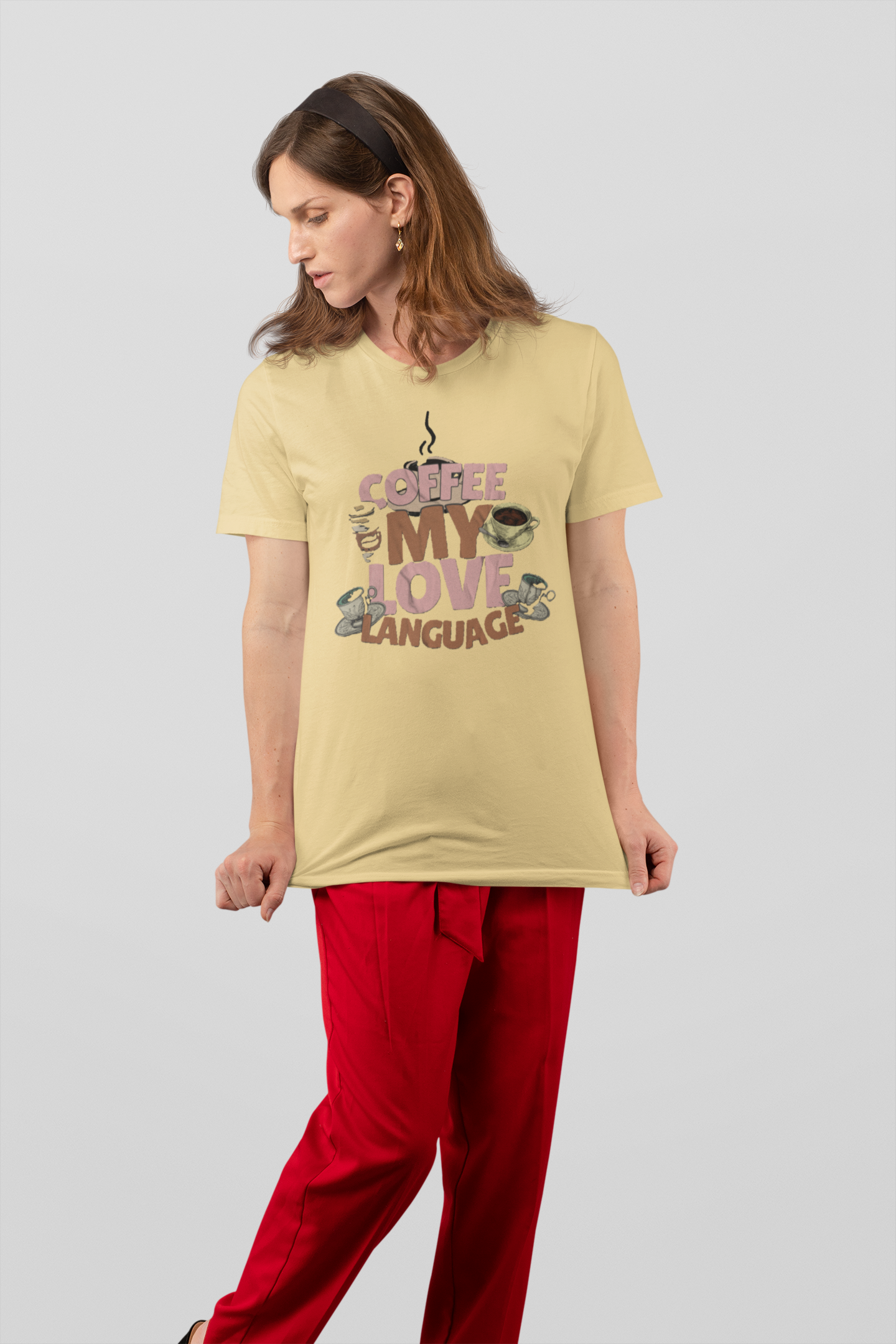 Coffee my love language unisex t-shirt