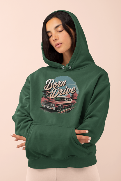 Born to drive unisex oversized hoodie