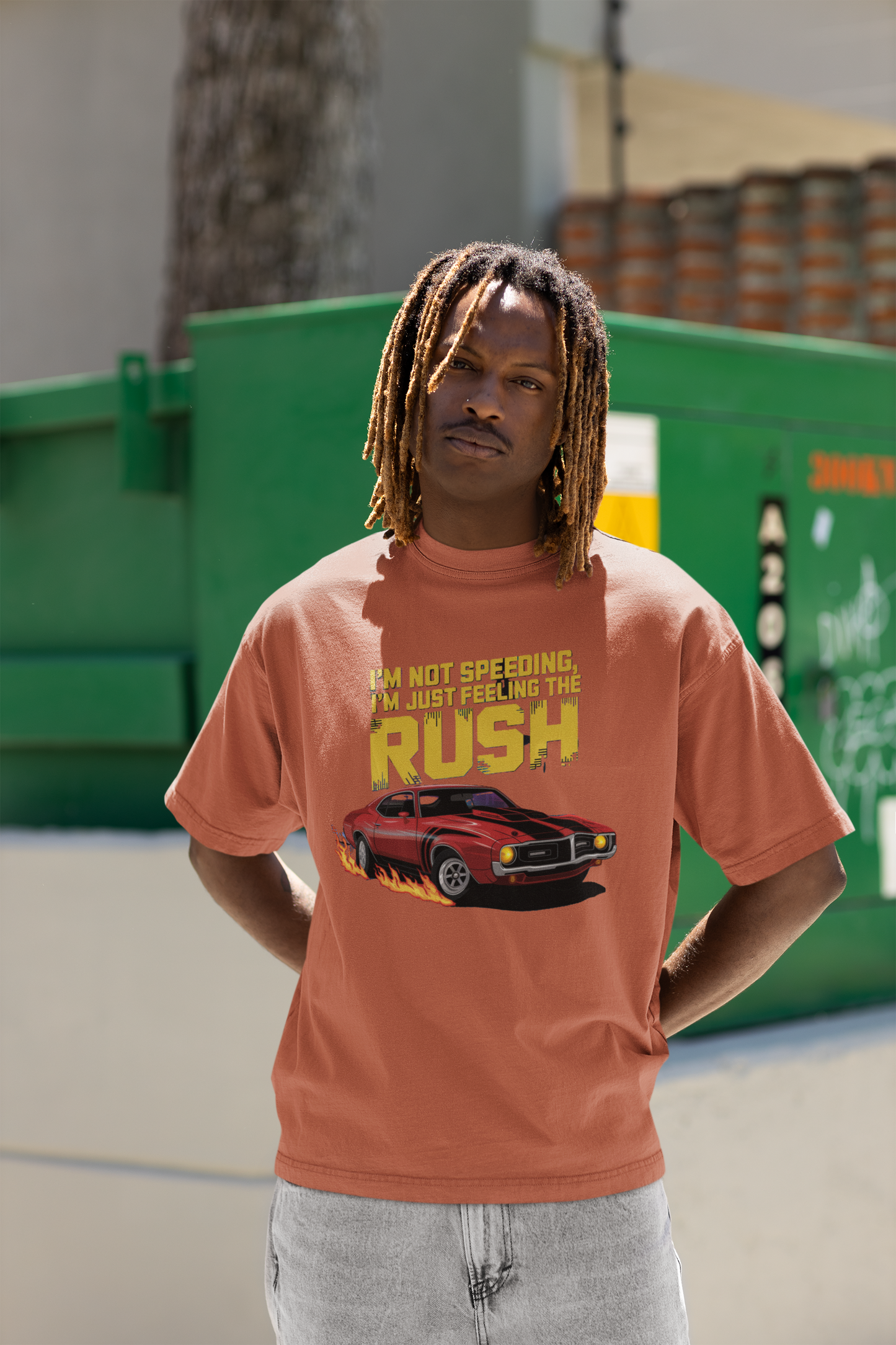 Feeling the rush unisex oversized t-shirt