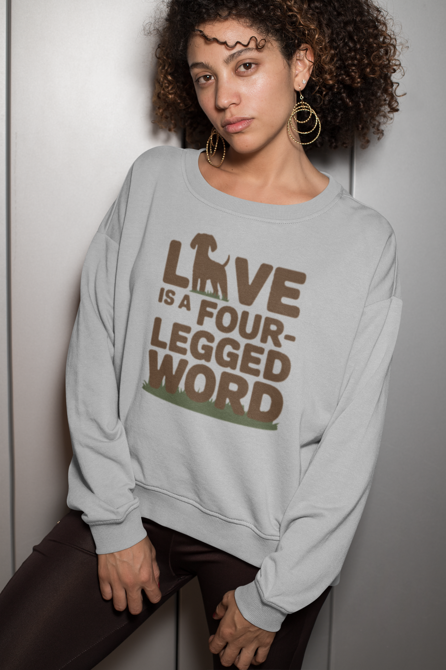 Love is a four-legged word unisex Sweatshirt