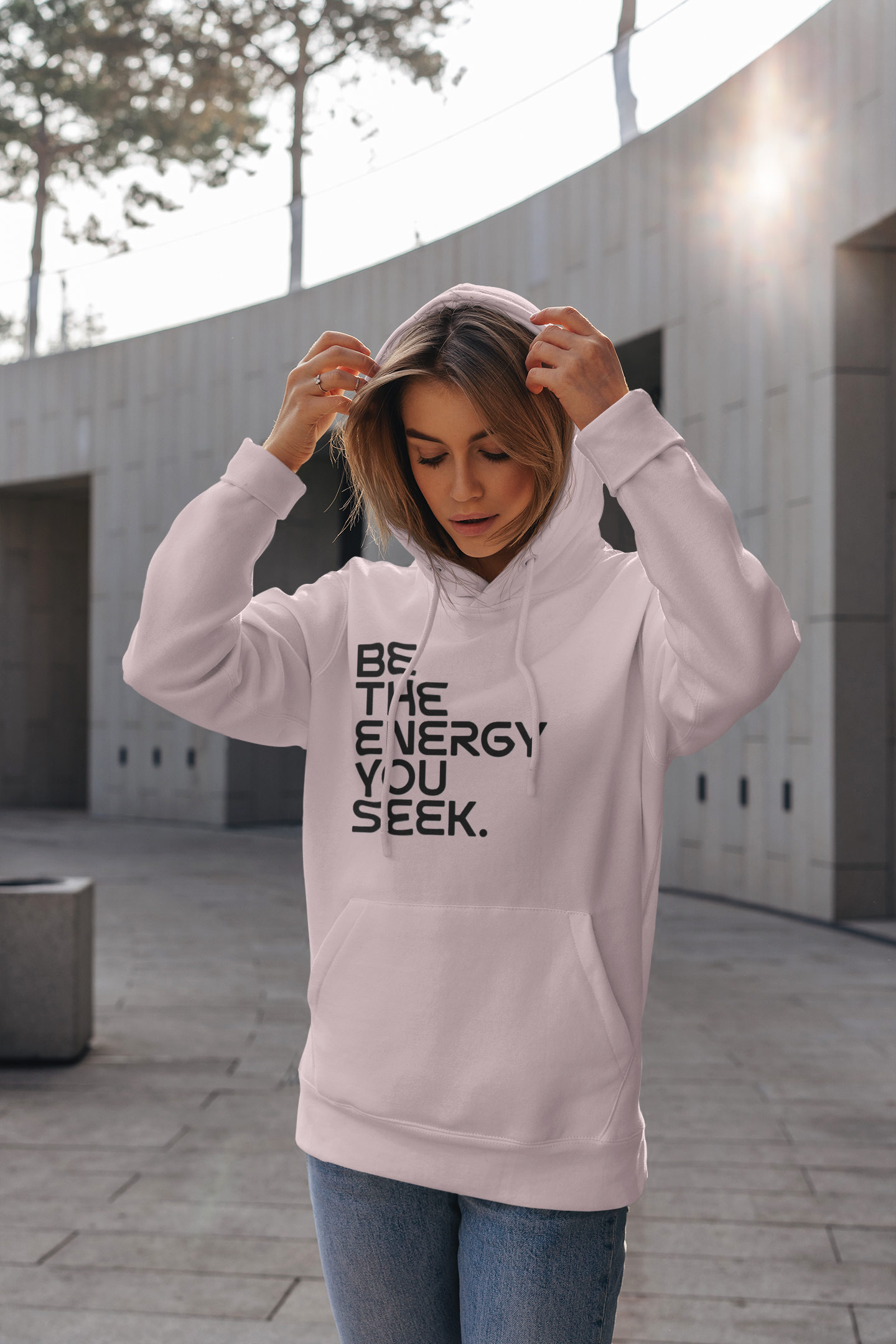 be the energy you seek unisex Oversized Hoodie