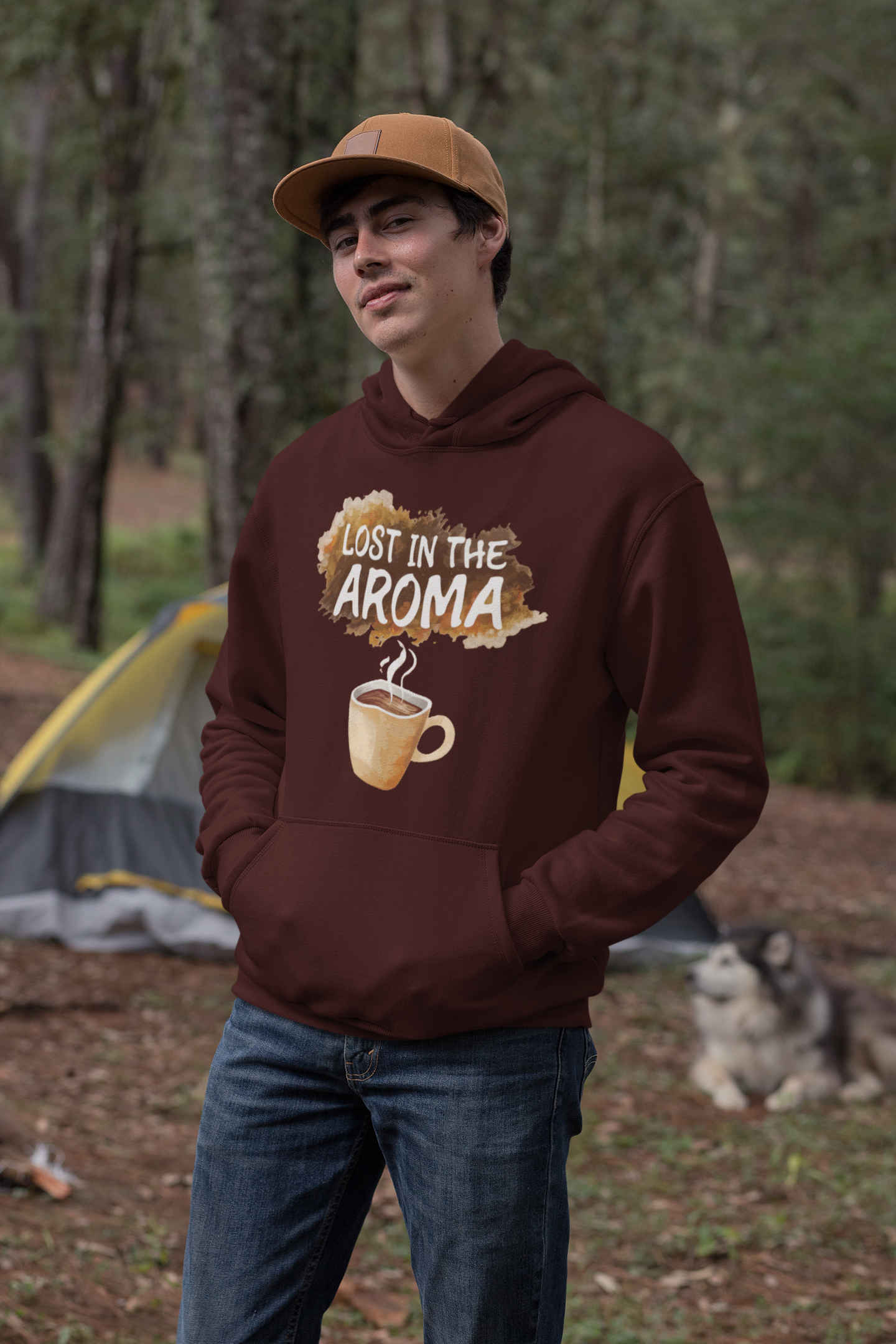 Lost in the aroma unisex oversized Hoodie