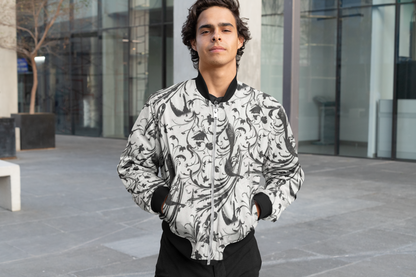 Vine and Flight Elegance Unisex Bomber Jacket