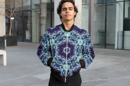 Cosmic Harmony Unisex Bomber Jacket