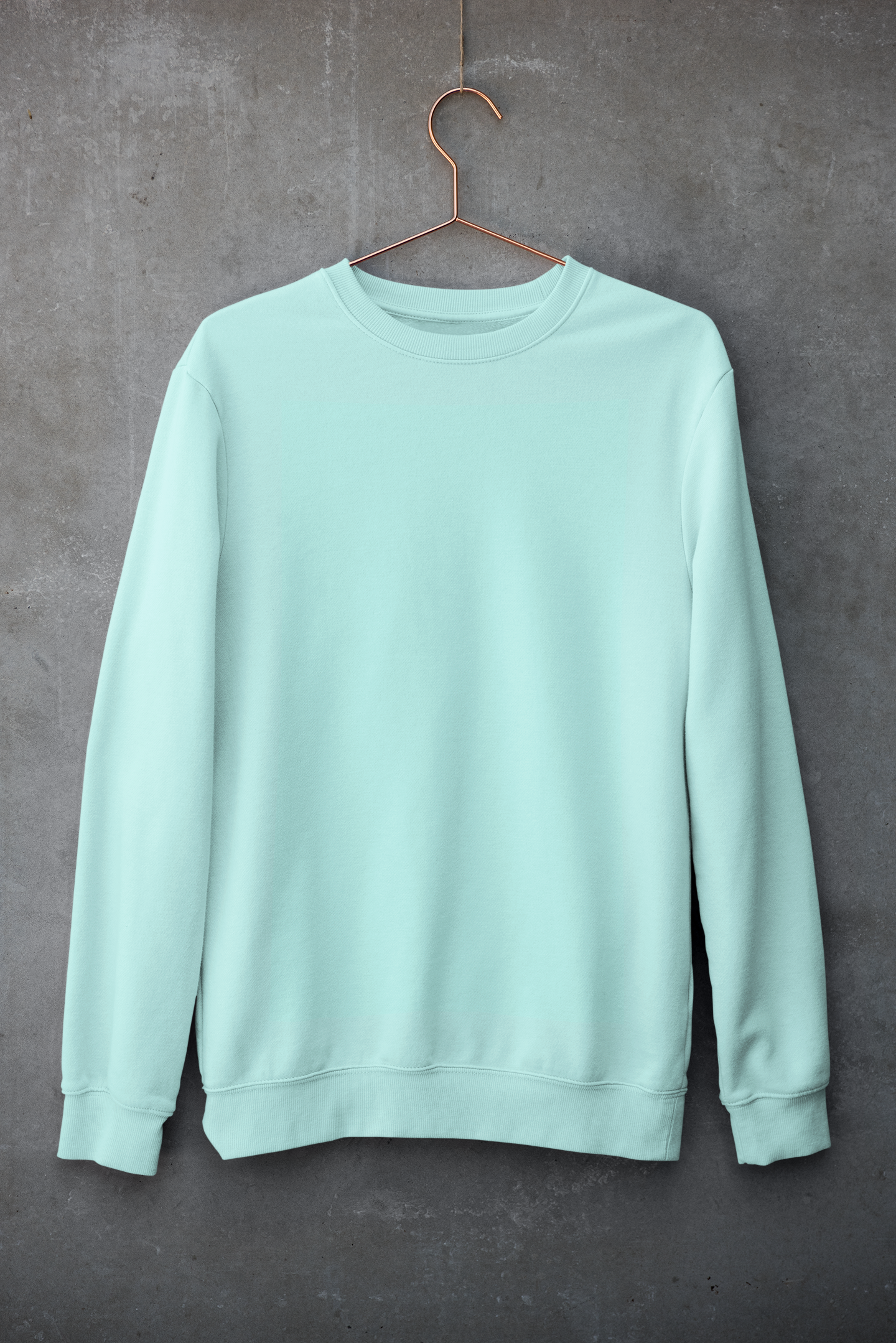 Plain Mint Unisex Sweatshirt