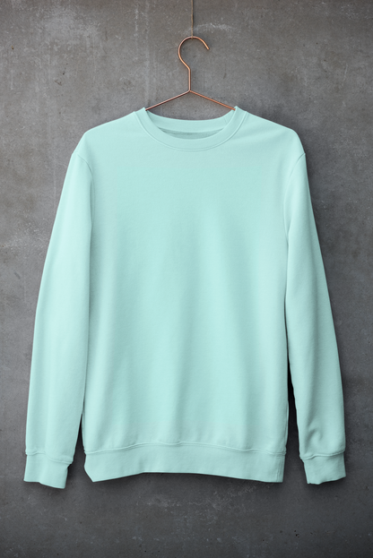 Plain Mint Unisex Sweatshirt