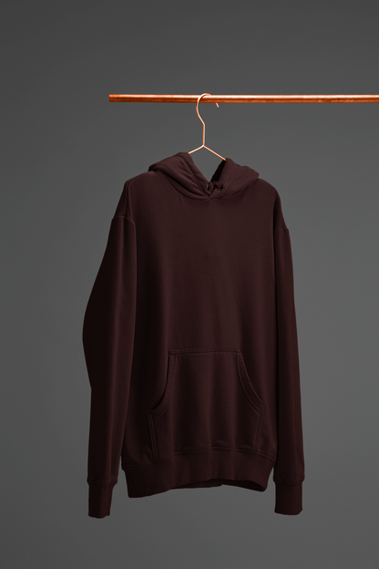 Plain Maroon Unisex Hoodie