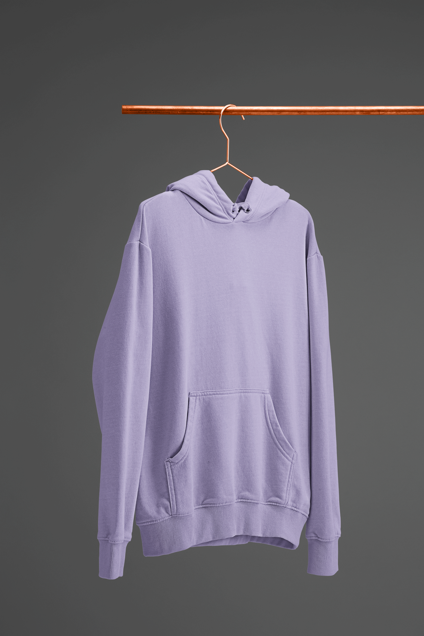 Plain Lavender Unisex Hoodie