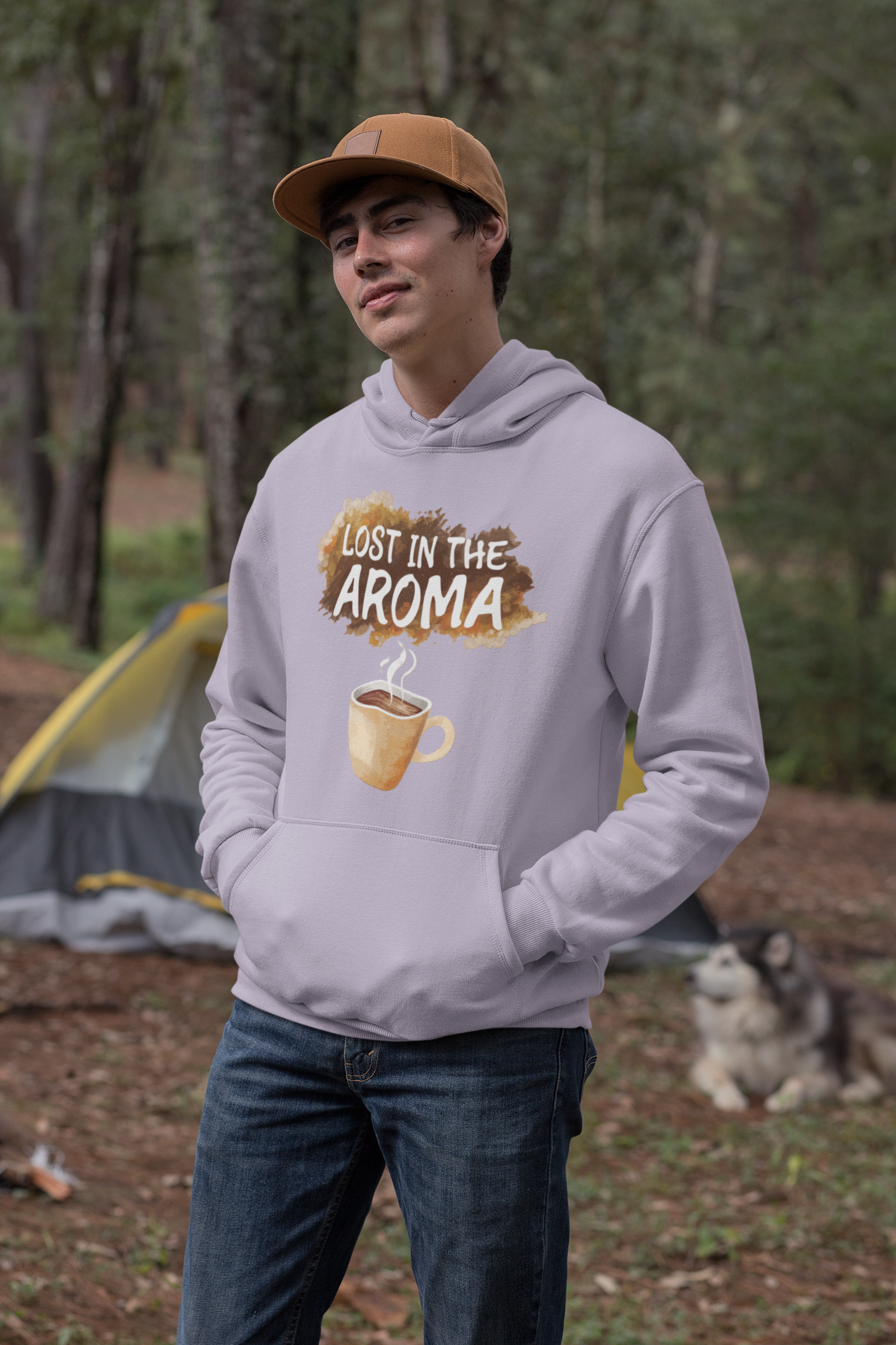 Lost in the aroma unisex oversized Hoodie