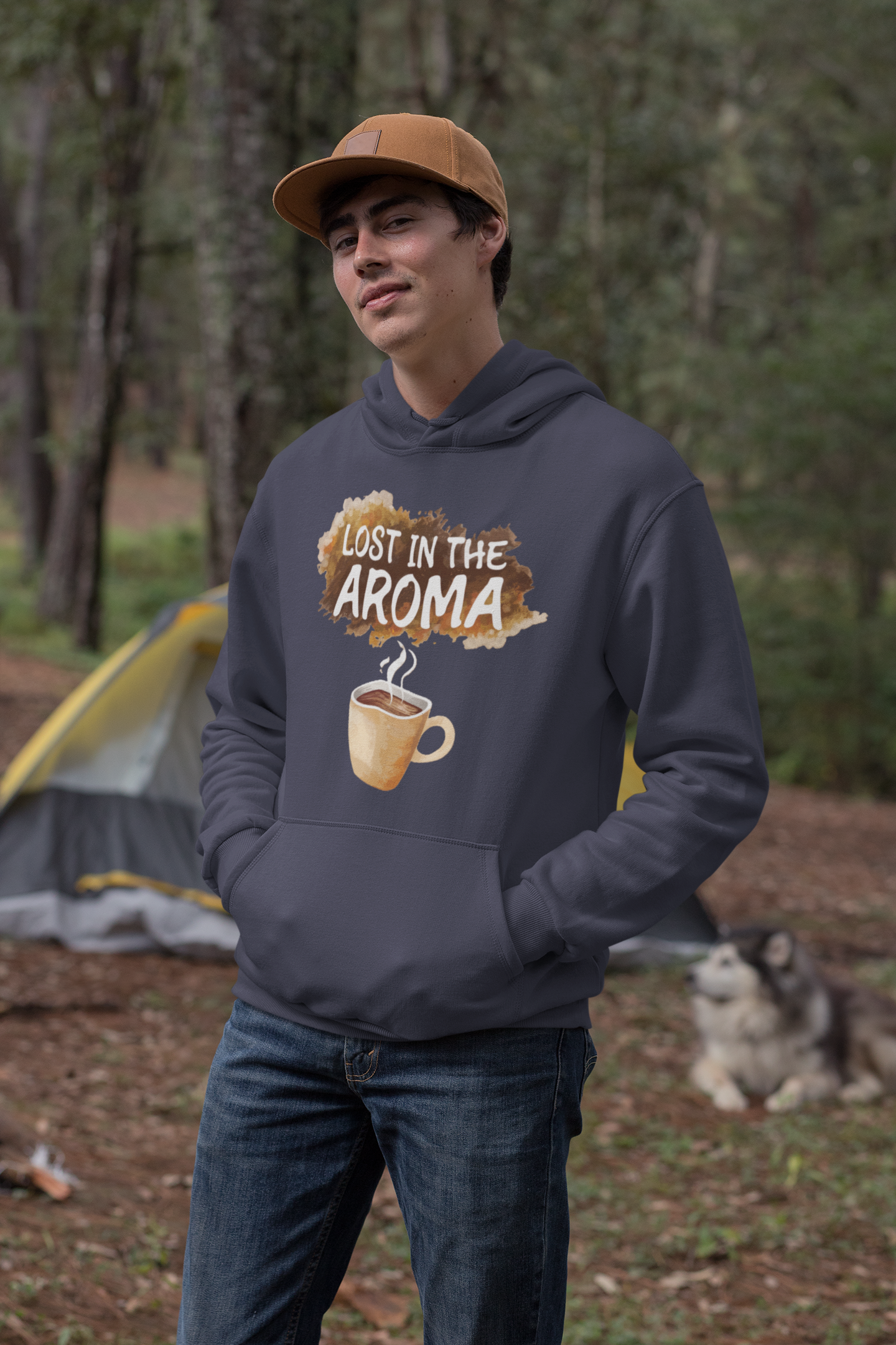 Lost in the aroma unisex oversized Hoodie