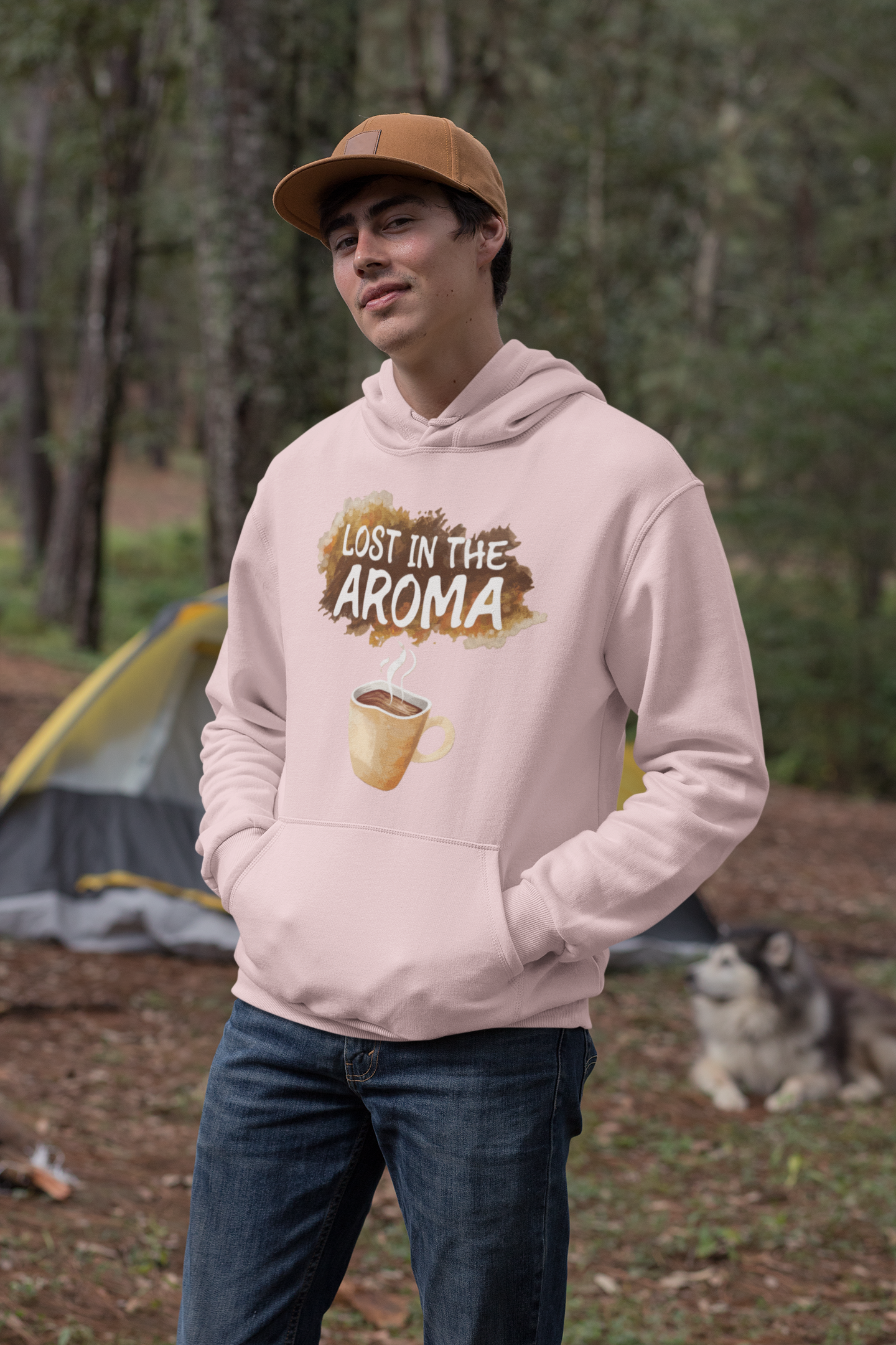 Lost in the aroma unisex oversized Hoodie