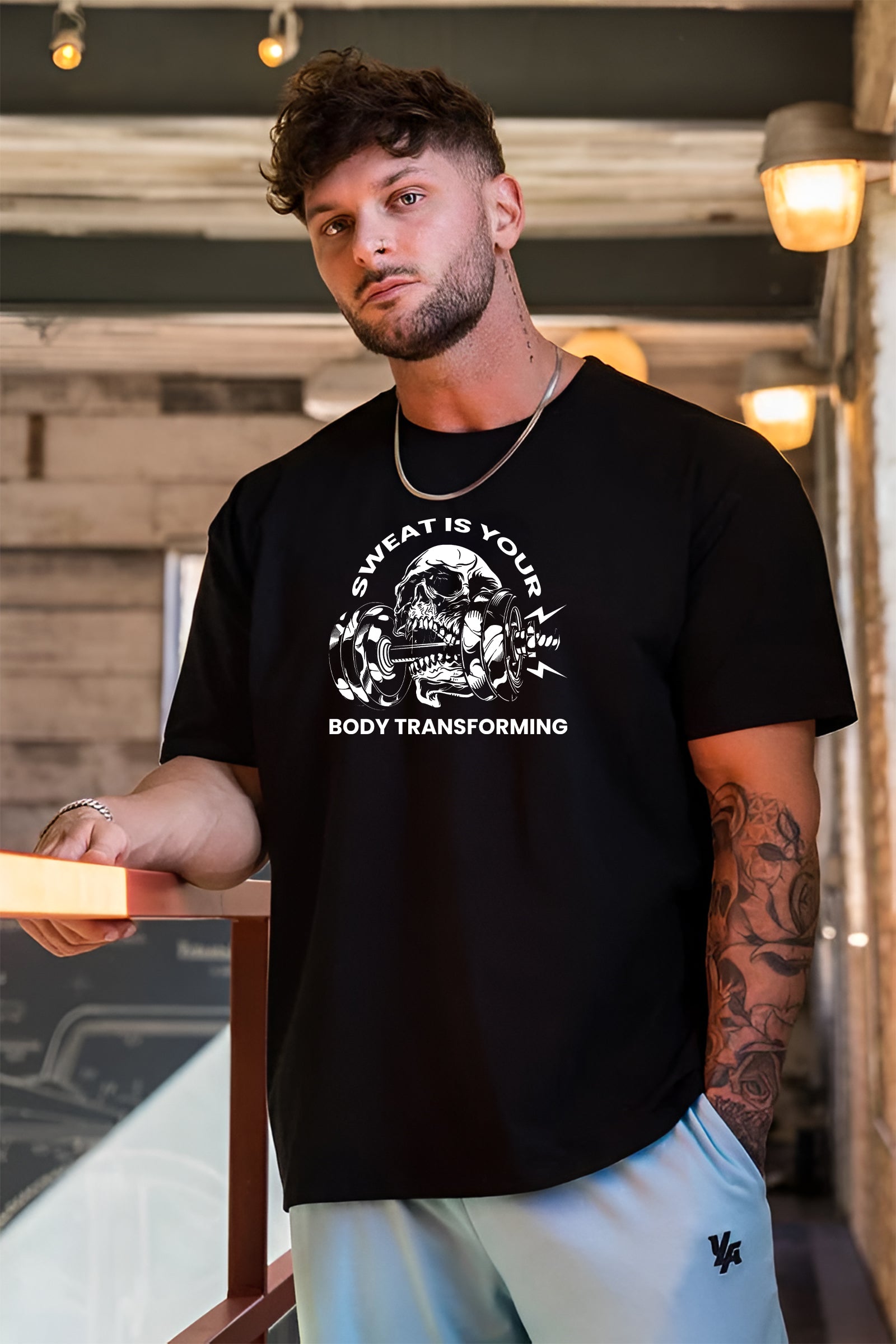 Sweat is your body Transforming Oversized T-shirt