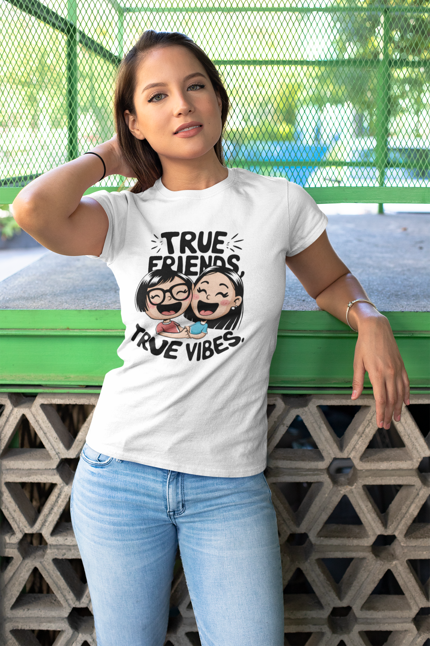 True vibes unisex supima T-shirt